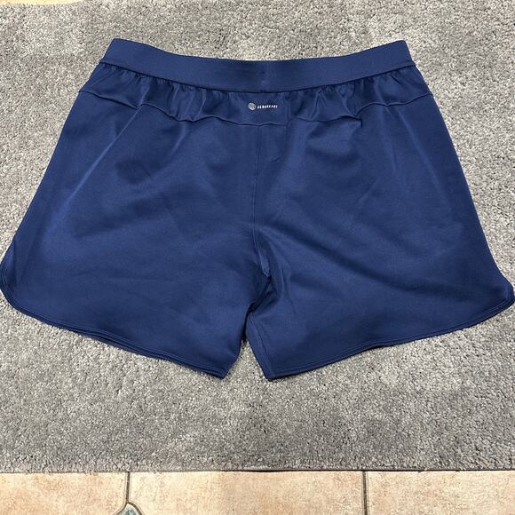 Adidas Mens Dark Blue Training Shorts Size 2XL 7" IC2043 Running Sportswear New - Picture 12 of 16